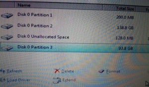 Bootcamp partition for Lion